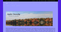 Desktop Screenshot of kiddertownship.org